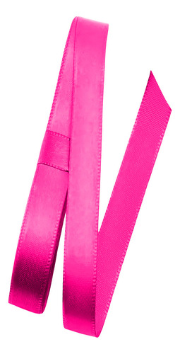 Fita Cetim Nº2 10 Mm Rolo Com 50 Metros Gitex Cores Cor 152 - Pink Citrico Lisa