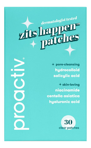Parches Proactiv Zits Happen Patches 30pz Americano Todo Tipo De Piel Día/noche