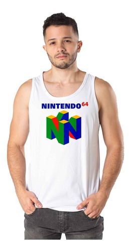 Musculosa Nintendo 64 Videojuego Consolas |de Hoy No Pasa| 1