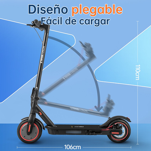 Honey Whale E9 Pro Scooter Eléctrico 32 Km/h 500w Blanco