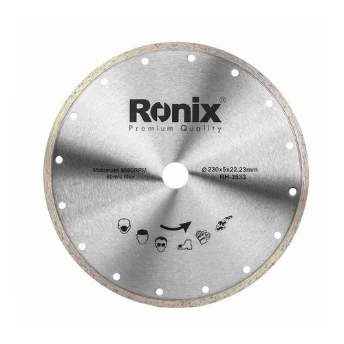 Disco De Corte Diamantado Continuo Ronix 230mm 