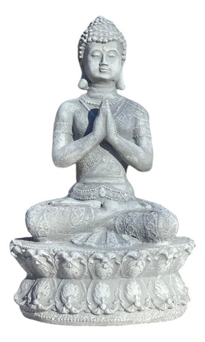 Escultura De Hormigón Buda Meditando Kalix Gardens 50x30 Zen