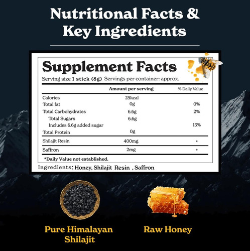 Duo Para Reducir Cortisol - Better Alt - Shilajit + Ksm-66 Miel