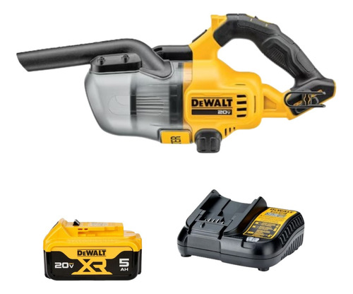 Aspirador De Po Portatil A Bateria 20v 5ah Dcv501hb Dewalt