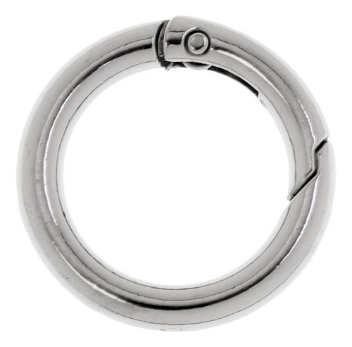 3x 5x28mm Mosquetón Camping Resorte Clip Gancho Llavero