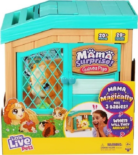 Little Live Pets Mama Surprise! Cobaya Con Bebés Interactiva