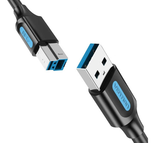 Cable Vention Usb 3.0 Tipo B 5gbps Scanner Dac Pc Pvc 100cm