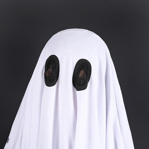 En Stock, Capa Blanca Con Forma De Diablo De Halloween Para