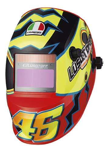 Mascara Fotosensible Lusqtoff St46 Modelo Valentino Rossi 