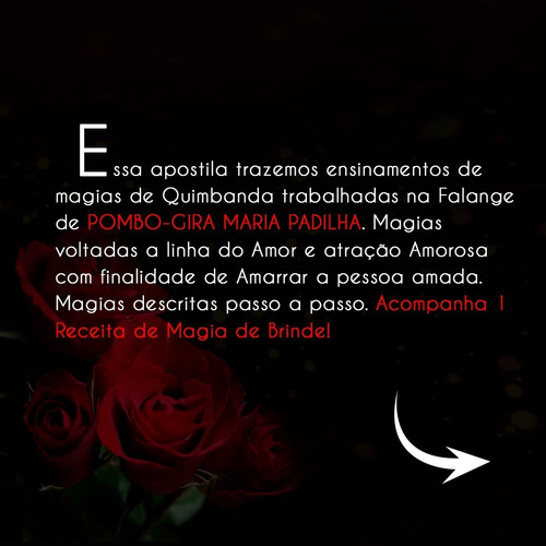 Apostila 25 Magias De Amarração Com Maria Padilha