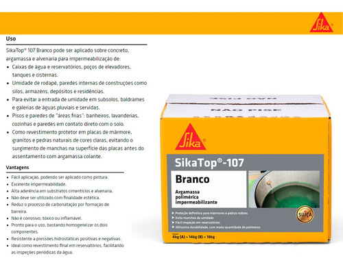 Sikatop 107 - Caixa 18kg