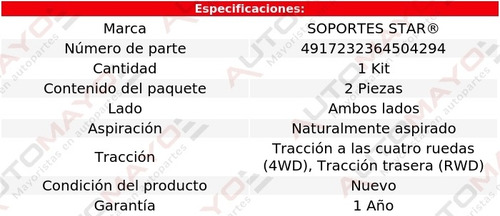 Jgo Asientos Resorte S Star F-150 6 Cil 4.2l Ford 97-10