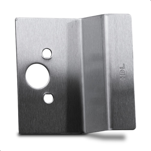 Fechadura Para Porta De Vidro Pv90 1f-l Inox Puxador L Hdl