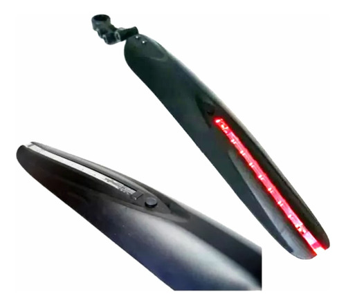 Guardabarro Trasero Bicicleta Luz Led Universal - Calidad