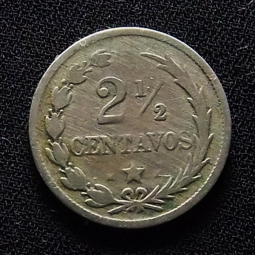 República Dominicana 21/2 Centavos 1888 Hh Regular Km 7