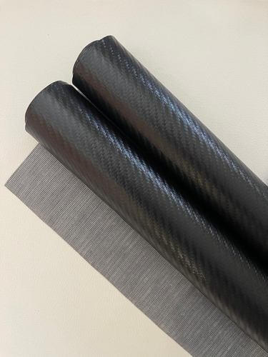 Cuerina Automotor Fibra De Carbono Negro X 5 Mts Dakeplast Negro Liso