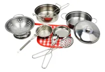 Comprar Cocina Acero Inoxidable Juguete, Juegos De Vajillas