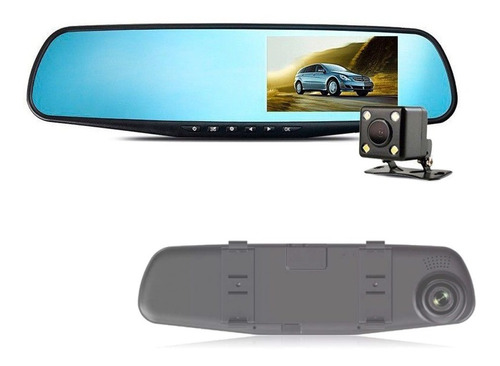 Camara Frontal Hd Auto Espejo Retrovisor Retroceso Trasera C