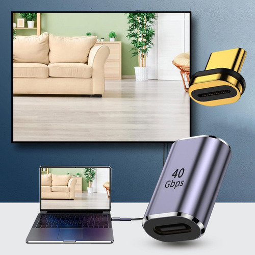 Mz Telefone Magnético Usb C De 40 Gbps Com Transferência De