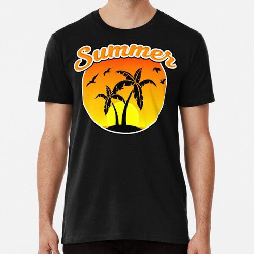 Remera Surf Amanecer Playero Let's Surf Surfing Hawait-shirt