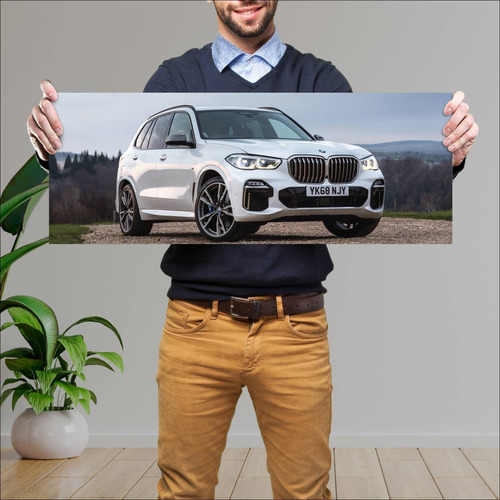 Cuadro 30x80cm Auto 2018 Bmw X5 M50d Uk Auto 697