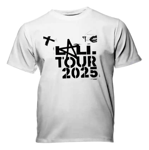 Remera Lali Tour 2025 Frente Y Espalda Est. Velez Mayo 2025