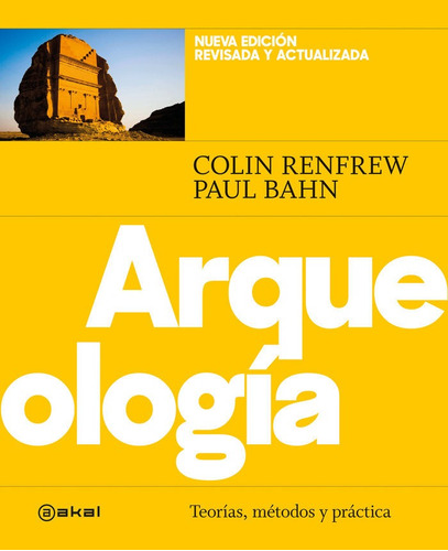 Libro Arqueologia - Renfrew,colin Bahn,paul