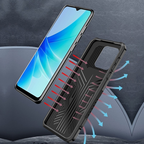 Para Funda Para Oppo A57 4g 2022 Anticaída De Clip Trasero