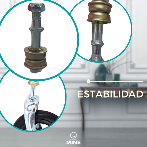 Par Baleros Para Silla De Ruedas Llanta Delantera Sc-b49 Color Plateado