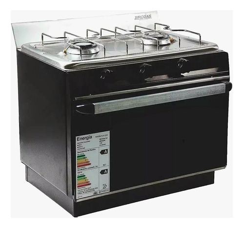 Anafe Cocina 2 Hornallas Con Horno A Gas Natural