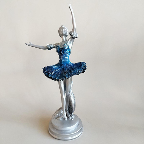 Estatua De Bailarina Figura Escultura Resina Ballet Estilo B