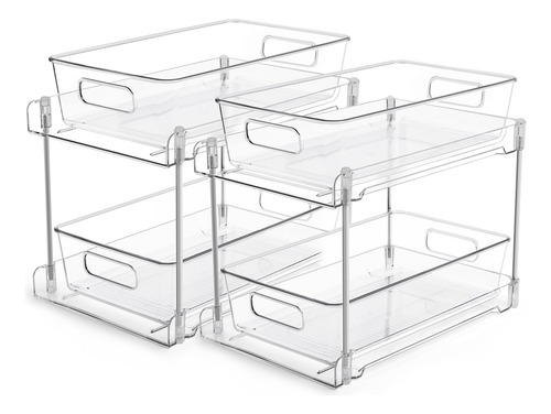 Organizador De Baño Deslizante De 2 Unidades.