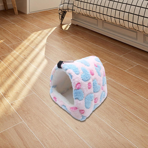 2 Uds Cama De Hámster De Felpa Gruesa Nido Hamaca