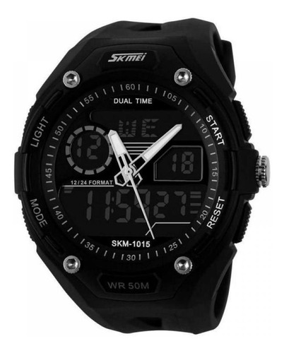 Relógio Masculino Skmei Anadigi 1015 - Preto