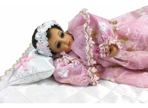 Imagen 4 de 9 de Divina Infantinta O Natividad De María 23 Cm Ojos Abiertos