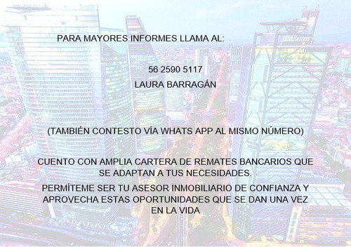 Imagen 7 de 7 de ¡gran Remate Bancario De Casa Ampliación Presidentes - Alvaro Obregon, Lrb