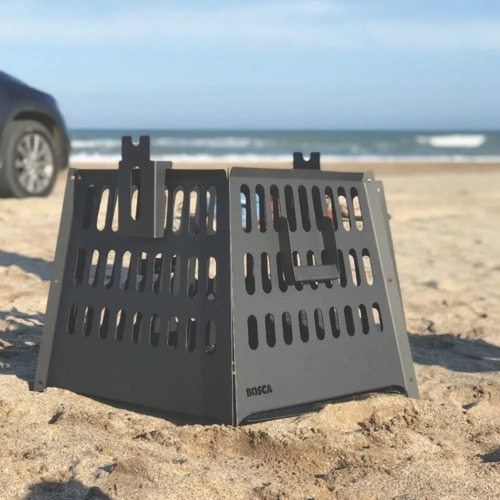 Fogonero Brasero Armable Cuadrado Bosca Fire Pit 500 Asador