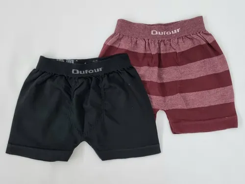 Pack Boxer Varon Dufourt Kids X2 Sin Costura Talle 4