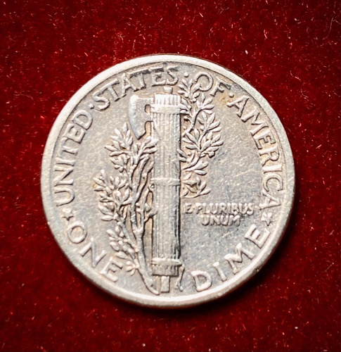 Moneda 1 Dime Estados Unidos 1943 Km 140 Plata 0.900 Mercury (Usado)