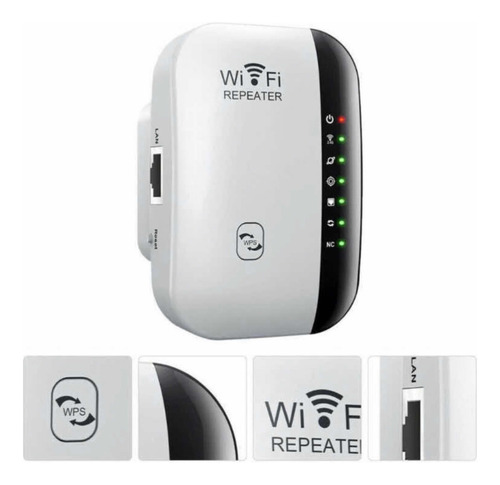 Repetidor Amplificador Señal Wifi 300mbps Extensor Wireless