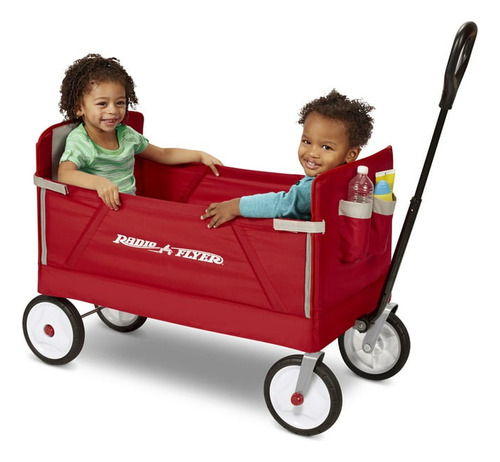 Radio Flyer Ez Fold Wagon 3 En 1 Vagon Montable, Rojo