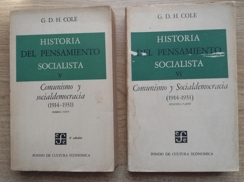 Historia En El Pensamiento Socialista (2 Libros)  V Y V I