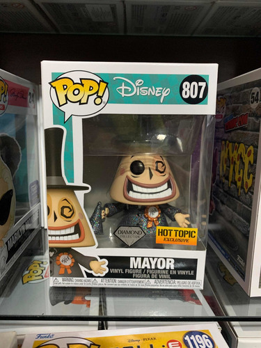 Funko Pop 807 Disney Mayor Hot Topic Diamond El Extraño Mund