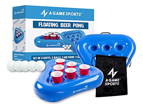 A Game Sports Pool Pong Rack, Perchero Inflable Flotante Par