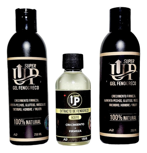 Fenogreco Super Up X 2 + Aceite De Extracto Super Up Kit Cre