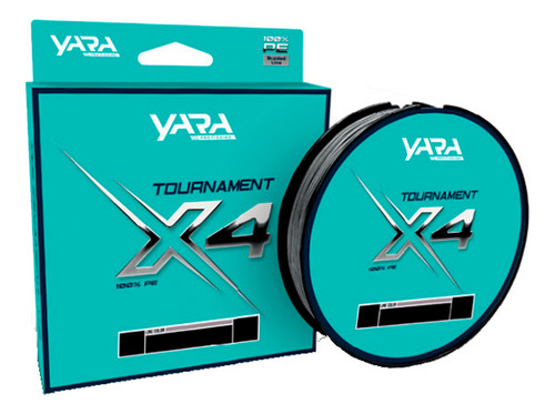 Linha Multifilamento Tournament X4 50lbs 300m Yara 0,34mm