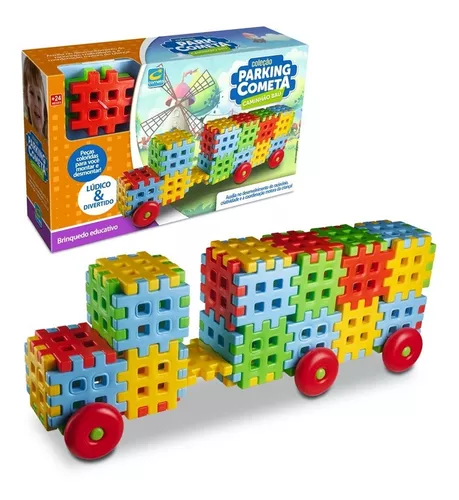 Blocos de Montar Jogo de Encaixe Esfera 40 Pçs Brinquedo - Cometa  Brinquedos - Brinquedos de Montar e Desmontar - Magazine Luiza