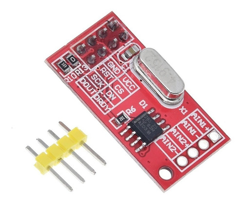 Imagen 6 de 6 de Módulo Adc, Spi Ganancia Programable, 16 Bits, Ad7705