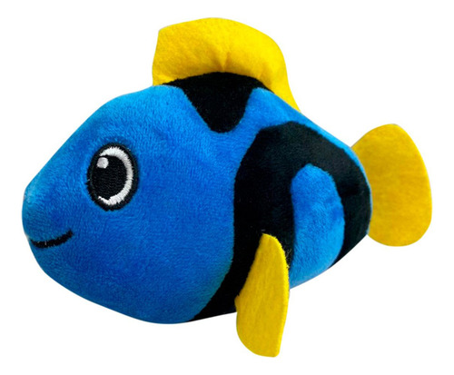 Brinquedo Pelucia C/apito Modelo Peixe Para Caes