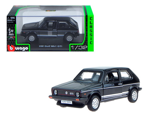 Volkswagen Golf Mk1 Gti 1979 Vw Burago Escala 1/32 Nuevo